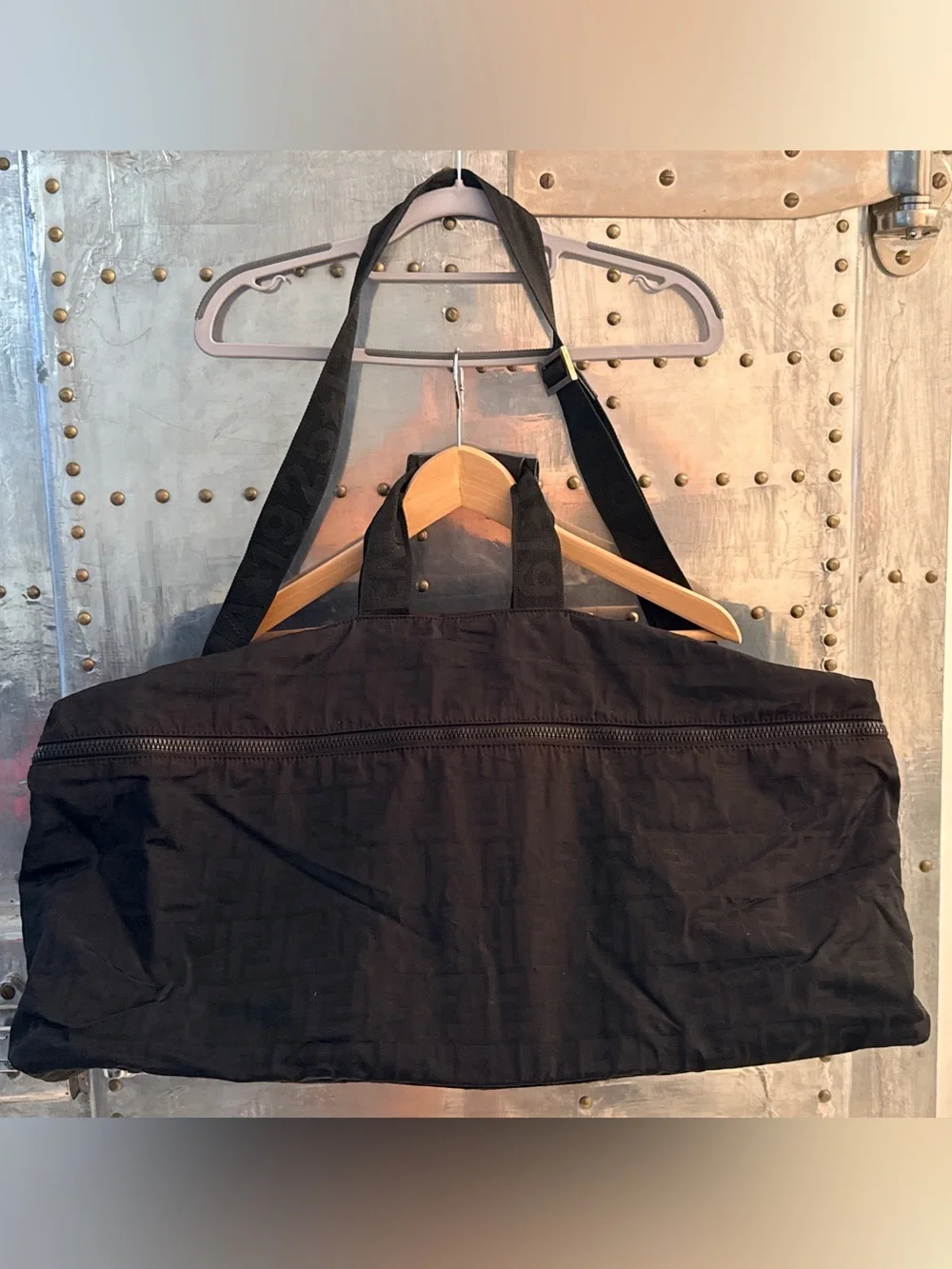 Fendi Black Men's Duffel Bag